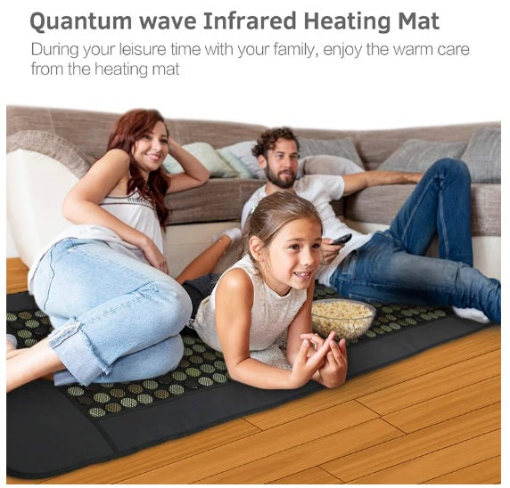 Matelas Quantum infrarouge (Jade - Tourmaline et aimants)
